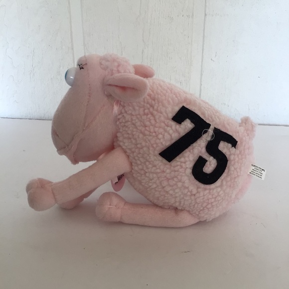 SERTA PLUSH STUFFED SHEEP 75TH ANNIVERSARY BREAST CANCER NWT - Picture 3 of 12